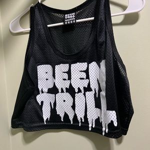 Been Trill Jersey Crop Top